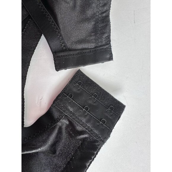 Women's 24/7 Comfort Black Bra Floral Print Size 40C Wireless Full Coverage NWOT - Picture 6 of 9